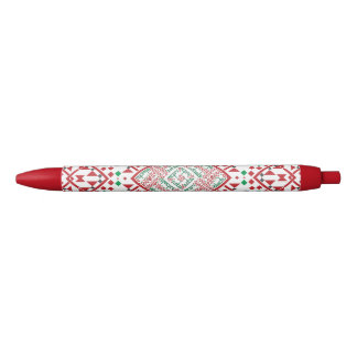 Stylo Noir Motif de tatreez broderie de Palestine