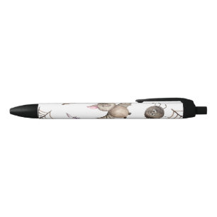 Stylo Noir Motif d'Halloween Cat Bat Spider pour les petits e
