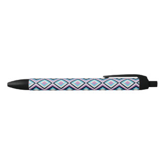 Stylo Noir Motif diamant