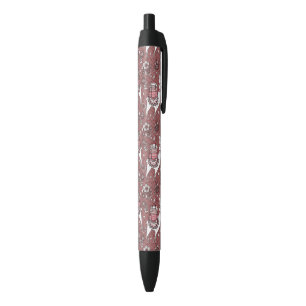 Stylo Noir Motif drôle de lamas