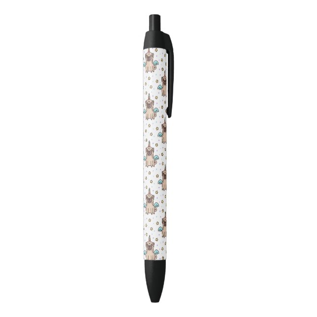 Stylo Noir Motif d'Unipug (Bas (Vertical))