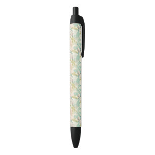 Stylo Noir Motif floral moderne