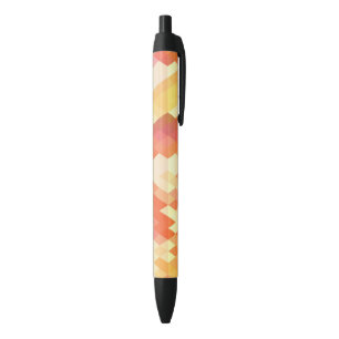 Stylo Noir Motif géométrique 1