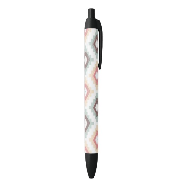 Stylo Noir Motif géométrique dans le style aztèque (Bas (Vertical))