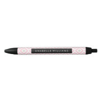 Motif géométrique moderne rose et beige