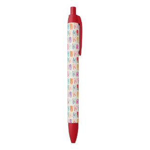 Stylo Noir Motif grunge de dent
