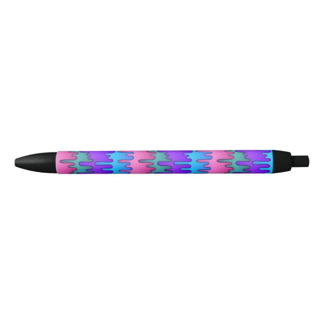 Stylo Noir Motif Pastel Goth Emo Scene Drippy (Devant)