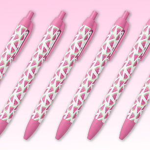 Stylo Noir Motif pastèque