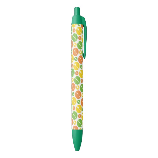 Stylo Noir Motif vintage de couverts (Bas (Vertical))