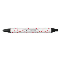 Motif Whimsical Red Hearts personnalisé