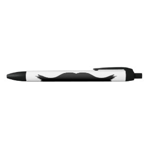 Stylo Noir Moustache noire furtive