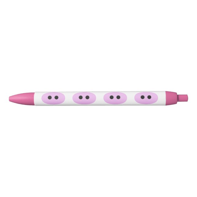 Stylo Noir Museau rose de porc (Devant)
