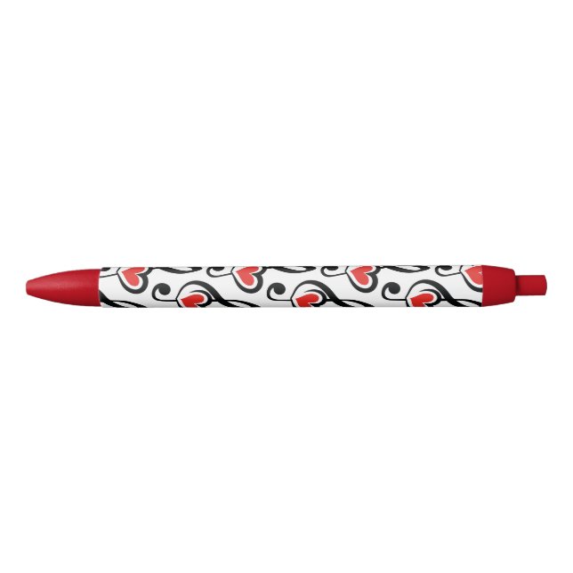 Stylo Noir Musique d'amour de clef d'illustration (Devant)
