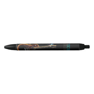 Stylo Noir musique de guitare sur