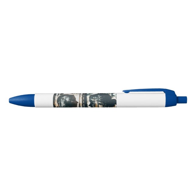 Stylo Noir Nature de la plume des femmes (Haut)
