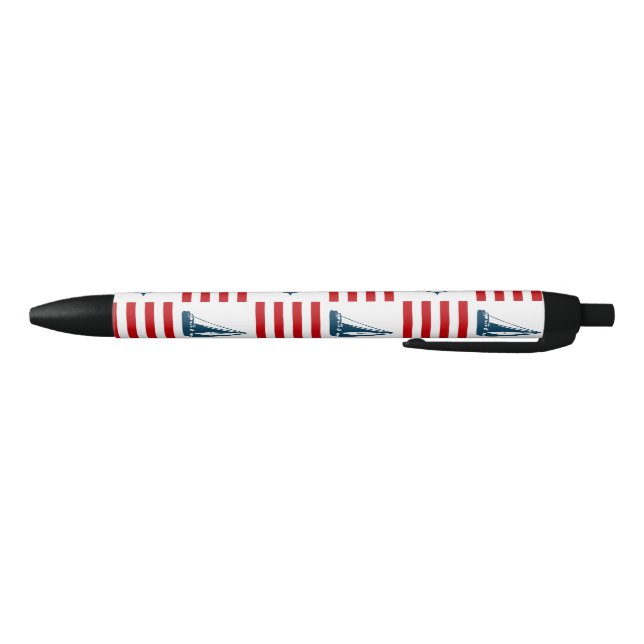 Stylo Noir Nautical design (Bas)