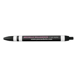 Stylo Noir Noir et blanc, cheveux, maquillage
