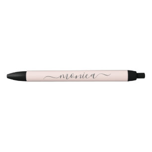Stylo Noir Nom de calligraphie moderne