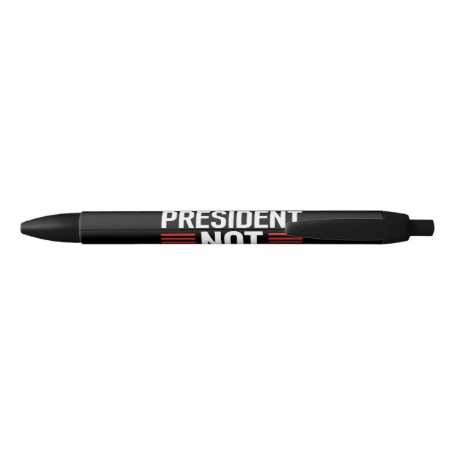 Stylo Noir Not My President (Dos)