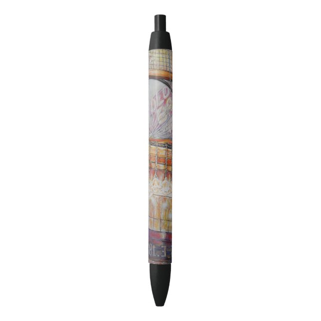 Stylo Noir Nous sommes tous des papillons de nuit volant auto (devant Vertical)