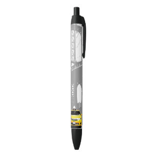 Stylo Noir Nyc Brooklyn Bridge New York City Taxi jaune