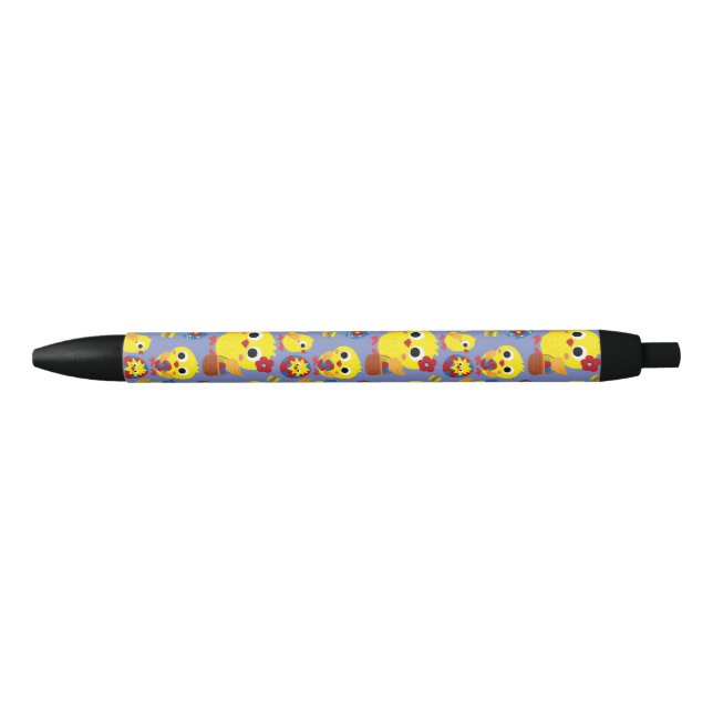 Stylo Noir OEufs de Pâques de Hatch Retro (Devant)