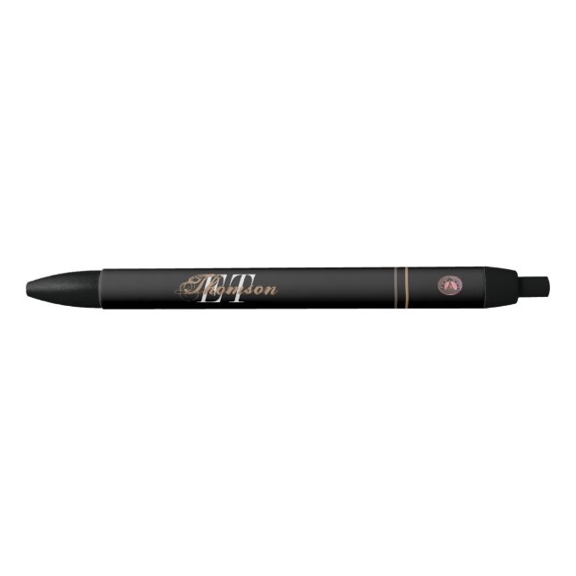 Stylo Noir OEuvre numérique Monogramme Star (Devant)