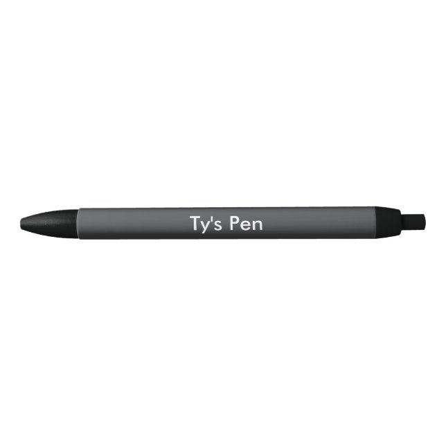 Stylo Noir Onyx personnalisé (Devant)