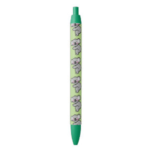 Stylo Noir ours de koala de bande dessinée