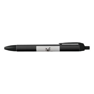 Stylo Noir Panneau chinois zodiaque Chèvre noir