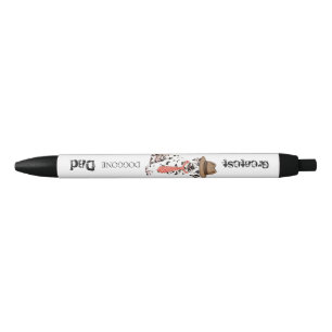 Stylo Noir Papa dalmate