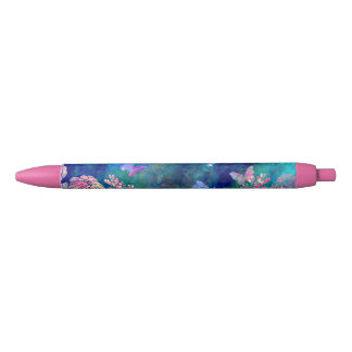 Stylo Noir Papillons_Forêt