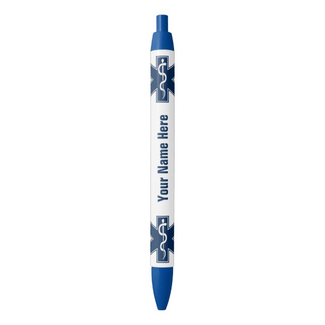 Stylo Noir Paramètre EMT EMS Name Modèle (devant Vertical)