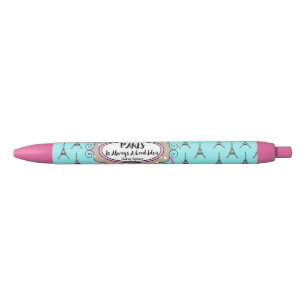 Stylo Noir "Paris "