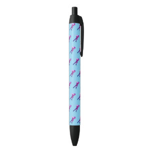 Stylo Noir Patinage de vitesse