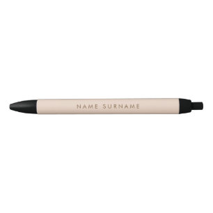 Stylo Noir Pêche simple minimaliste moderne de disposition d