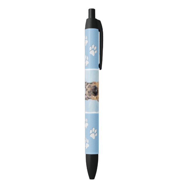 Stylo Noir Peinture berger allemande - jolie art original chi (Bas (Vertical))