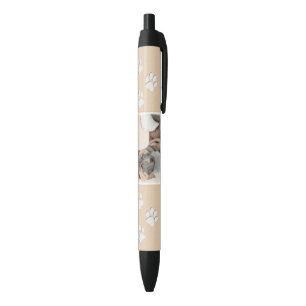 Stylo Noir Peinture d'Akita - Beau art original de chien