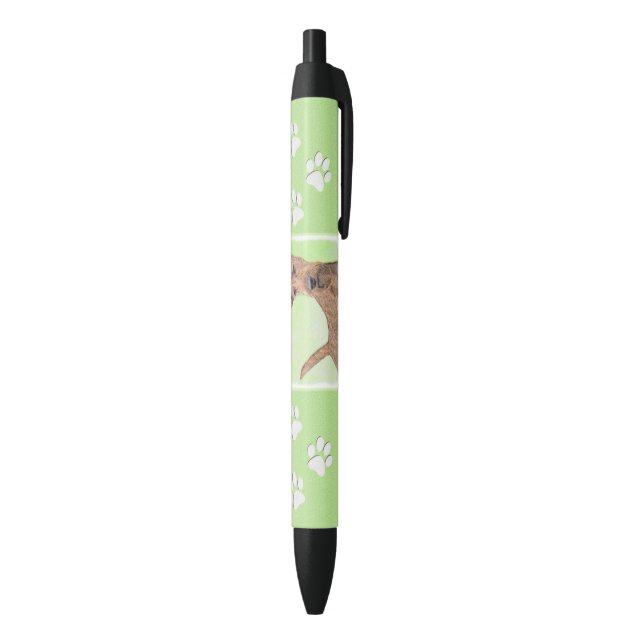 Stylo Noir Peinture de Terrier irlandais - Cute Original Dog  (Bas (Vertical))