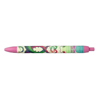 Stylo Noir pen dancing dragons cc