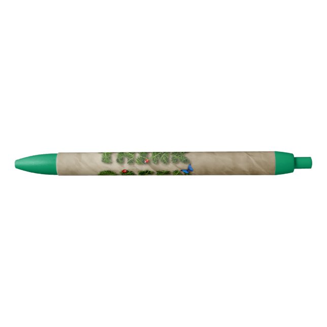 Stylo Noir penser vert (Devant)