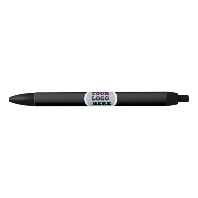 Stylo Noir Personnalisable votre logo ici marque (Devant)