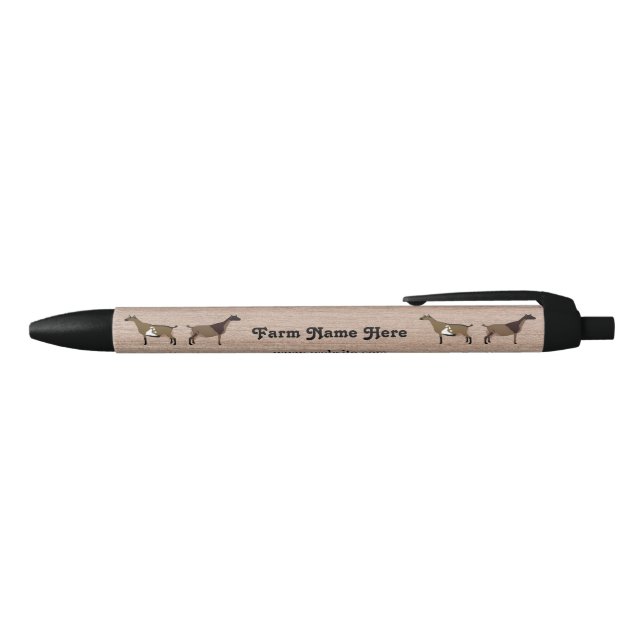 Stylo Noir Personnalisation du troupeau de chèvres laitières  (Haut)