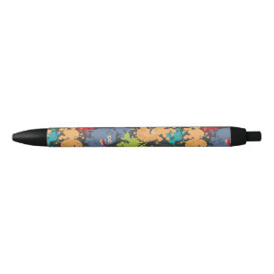 Stylo Noir Petits mignons monstres amusants