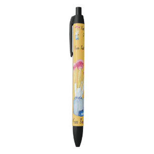 Stylo Noir photo originale de vie morte du sac maquillage vin