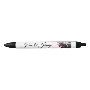 Stylo Noir Photographe de caméra Mariage personnalisé Favoris