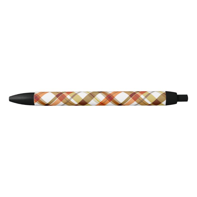 Stylo Noir Plaid Automne (Devant)