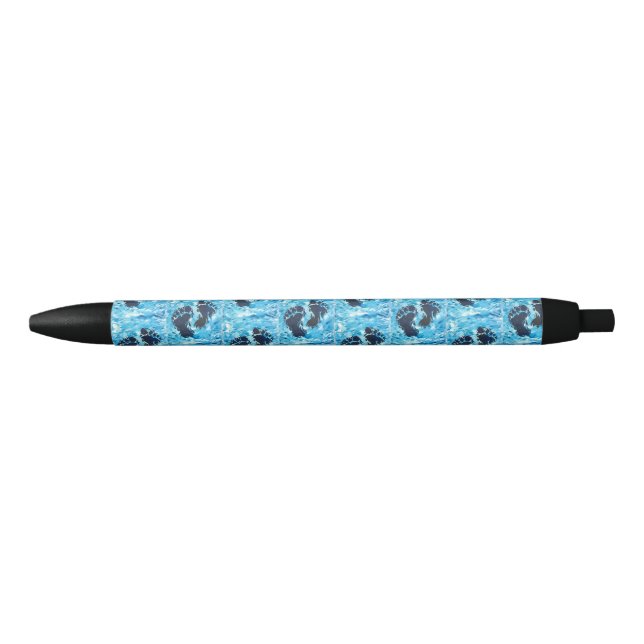 Stylo Noir Plateau de service de conception d'empreinte Yeti (Devant)