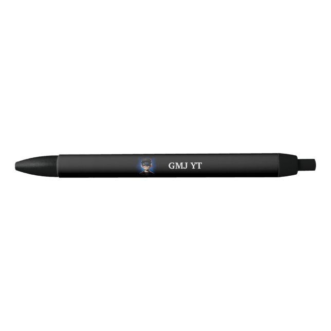 Stylo Noir Pluma GMJ YT (Devant)