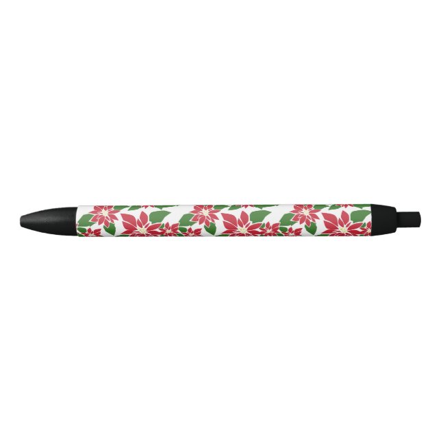 Stylo Noir Poinsettia (Devant)